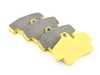 ES#3545846 - 240519 - RSL19 Yellow Endurance Racing Brake Pads  - RSL19 is a low metallic resin bonded material containing steel and acrylic fibers. It maintains a constant friction level across a broad range of temperatures. The friction level of the material maintains constant at a low-medium level. - Pagid Racing - Porsche