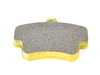 ES#3545846 - 240519 - RSL19 Yellow Endurance Racing Brake Pads  - RSL19 is a low metallic resin bonded material containing steel and acrylic fibers. It maintains a constant friction level across a broad range of temperatures. The friction level of the material maintains constant at a low-medium level. - Pagid Racing - Porsche