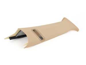 ES#111655 - 51437041929 - "C" Pillar Trim - Left - Beige, Located betwwen rear side windows - Genuine BMW - BMW