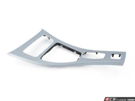 ES#2210542 - 51167899059 - Trim - Center Console - Aluminum - Front - Glacier Silver - Genuine BMW - BMW