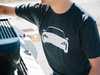 ES#4473365 - AP20.TAY.XL - Rendered Collection T-Shirt - Porsche Taycan - XL - Features a plasticharge printing process that removes the pigment of the fabric leaving the rendered graphic - Rennline - Porsche