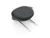 ES#515201 - 52207229643 - Rear Headrest - Carbon Black Punch Leather - Mounts above the rear seats - Genuine MINI - MINI