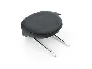 ES#515201 - 52207229643 - Rear Headrest - Carbon Black Punch Leather - Mounts above the rear seats - Genuine MINI - MINI