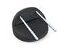 ES#515201 - 52207229643 - Rear Headrest - Carbon Black Punch Leather - Mounts above the rear seats - Genuine MINI - MINI