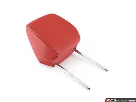 ES#2971013 - 52107372857 - Headrest Leather - Coral Red - Genuine BMW - BMW