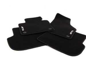 ES#1928814 - 5C7061370AWGK - Mojomats Floor mat - Set Of Four  - Black floor mats feature the Jetta logo to compliment your car - Genuine Volkswagen Audi - Volkswagen