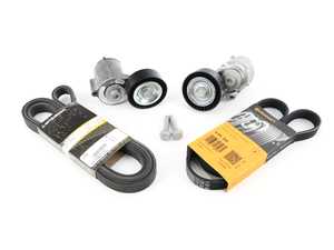 ES#2996796 - 07K145933FKT1 - Accessory Belt Kit - This comprehensive kit includes both tensioners, belts and the hardware to get the job done right - Assembled By ECS - Volkswagen