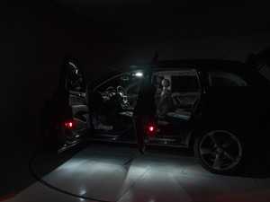 ES#2996202 - Q7doorKT - LED Door Puddle Lighting Kit - Transform you door puddle lighting with new LED bulbs from Ziza - ZiZa - Audi
