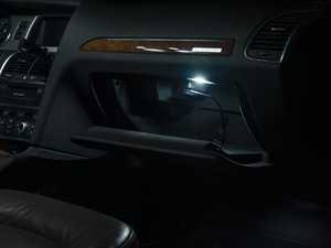 ES#2996203 - Q7GLOVEBOXKT - LED Glove Box Lighting Kit - Transform the lighting in your glove box with new LED bulbs from Ziza - ZiZa - Audi