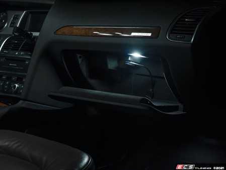 ES#2996203 - Q7GLOVEBOXKT - LED Glove Box Lighting Kit - Transform the lighting in your glove box with new LED bulbs from Ziza - ZiZa - Audi