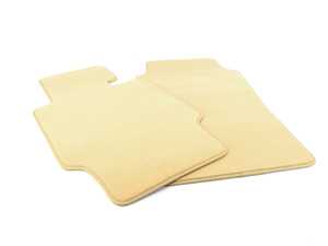 ES#124877 - 51478266944 - Carpeted Floor Mat Set - Cream - Keep your carpet looking new - Genuine BMW - BMW