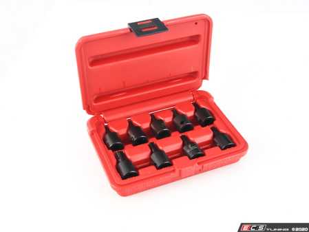 ES#3127209 - 3670S - 3/8" Dr. Internal Star Impact Socket Set - CR-MO alloy steel for long life - Sunex - Audi BMW Volkswagen Mercedes Benz MINI Porsche
