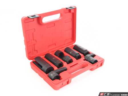 ES#3126770 - 2850 - 7-Piece Oxygen Sensor Socket Set - Easily removes vacuum switches, oil pressure sending units, brake light switches, and oxygen sensors on most car models - Sunex - Audi BMW Volkswagen Mercedes Benz MINI Porsche