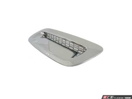 ES#4475497 - 51132757694CR - ECS Chrome Hood Scoop - Cover  - (NO LONGER AVAILABLE) - Replacement ABS plastic hood scoop that is lay over cover - ECS - 