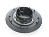 ES#2818882 - 00040011009283 - Center Cap - Priced Each - Clip-in center cap with chrome star on matte black background - Genuine Mercedes Benz - Mercedes Benz