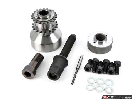 ES#4423403 - CH-N54 - N54 2 PIN One-Piece CRANK HUB - This one-piece hub kit includes all the necessary components to successfully replace the stock OEM crank hub with the single-piece crank hub. The kit now includes Hardened crankshaft damper bolts at no additional charge. - Insane Performance - BMW