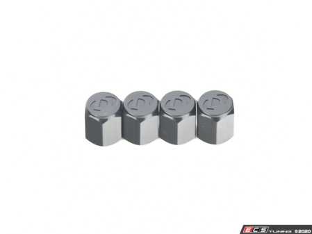 ES#4465388 - D7570007 - Valve Stem Caps - Black - Set of 4 aluminum valve stem caps - Dinan - BMW MINI