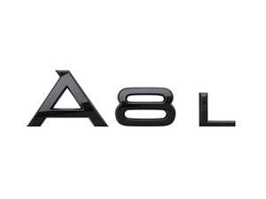 ES#4149321 - 4N0071803A - Black A8L Emblem  - Black out your emblem. - Genuine Volkswagen Audi - Audi