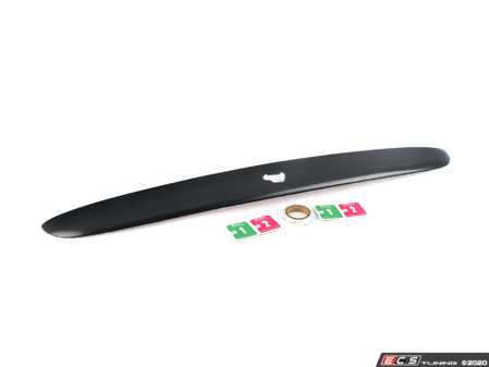 ES#4441778 - 51132753603B - Trunk Lid Grip - Black Cover  - Located above the license plate on the trunk - ECS - MINI