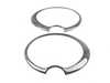 ES#4419873 - 63126917838 - Black Headlight Rings - Set - Replace you damaged or rock chipped chrome with these lay overs for Xenon Headlights w/ Washer jets, Peel and Stick - ECS - MINI