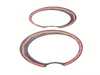 ES#4419873 - 63126917838 - Black Headlight Rings - Set - Replace you damaged or rock chipped chrome with these lay overs for Xenon Headlights w/ Washer jets, Peel and Stick - ECS - MINI