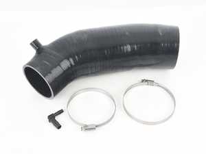 ES#4460614 - 06E129629P - Silicone High Flow Throttle Body Inlet Hose - Allows for greater airflow for more performance and makes the glorious supercharger whine more audible! - JH Motorsports  - Audi