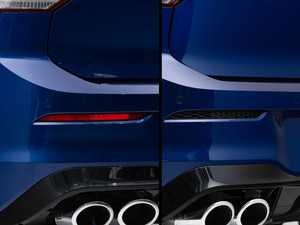 ES#4461230 - R18-10-2 - Rear Reflector Insert Set - Gloss Black Honeycomb - A clean cosmetic upgrade for your GTI/Golf R - Acexxon - Volkswagen