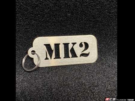 ES#4464934 - 2021096-key2 - MK2 - Keychain - Laser cut .060 stainless keychain. Comes with a stainless split ring. - CJM Industries - Volkswagen