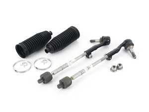 ES#4352139 - 32102283461KT - Tie Rod Replacement Kit - Includes complete left and right tie rod assemblies, hardware, and new boots. - Genuine BMW - BMW