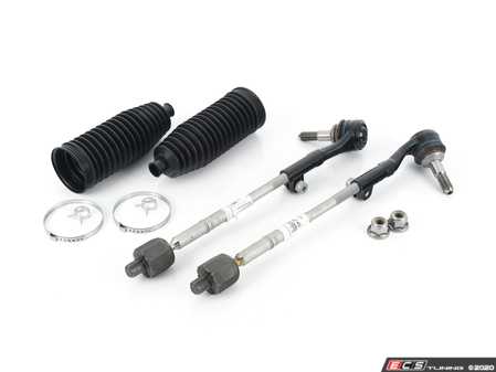 ES#4352139 - 32102283461KT - Tie Rod Replacement Kit - Includes complete left and right tie rod assemblies, hardware, and new boots. - Genuine BMW - BMW