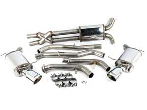 ES#2613701 - 16560 - Magnaflow Touring Cat-Back Exhaust - 2.5" stainless steel with dual oval polished stainless tips - Magnaflow - BMW