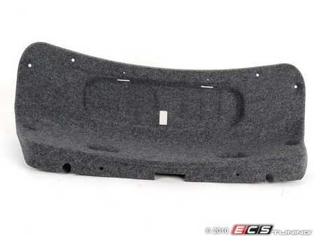ES#126887 - 51498208511 - Trunk Lid Panel - Gray carpeted inner trunk lid covering - Genuine BMW - BMW