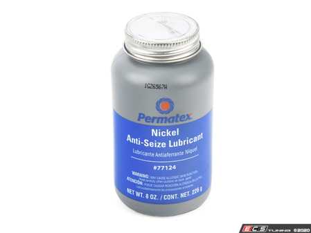ES#4414409 - 77124 - Permatex Nickel Anti-Seize Lubricant - 8oz - Protects metal parts from seizing and galling at temperatures up to 2400F (1316C). - Permatex - Audi BMW Volkswagen Mercedes Benz MINI Porsche
