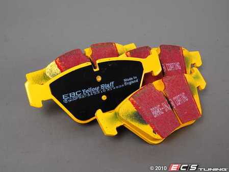ES#520870 - DP41493R - Front YellowStuff Performance Brake Pad Set - EBC's premium sport street pad that offers high friction levels and heat fade resistance - EBC - BMW