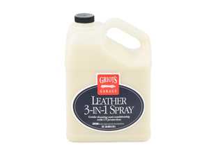 ES#4164070 - 10964 - Leather 3-in-1 Spray - 1 Gallon - 3-in-1 lotion and formulated it as a convenient spray. Enjoy clean, conditioned, and protected - Griot's - Audi BMW Volkswagen Mercedes Benz MINI Porsche