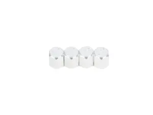 Dinan Valve Stem Caps - Silver