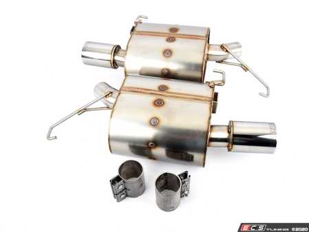 ES#3149160 - D660-0051 - Stainless Axle-Back Exhaust - Polished Tips - Civilized performance for the discerning enthusiast - +6HP/+5TQ - Dinan - BMW