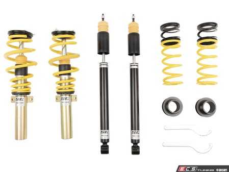 ES#4430649 - 132800CT - ST X Coilover Kit - Fixed Dampening  - Height adjustable with average lowering of 30 to 60mm (front) and 25-55mm (rear). - Suspension Techniques - Volkswagen