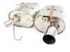 ES#3149160 - D660-0051 - Stainless Axle-Back Exhaust - Polished Tips - Civilized performance for the discerning enthusiast - +6HP/+5TQ - Dinan - BMW