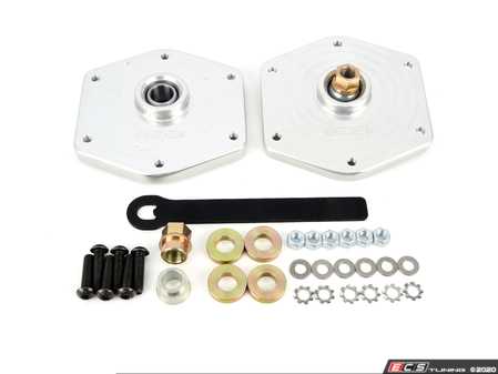 ES#2840475 - S21 - Sealed Front Camber Plates - Set - Dial in additional negative camber for autocross or track use - Rennline - Porsche