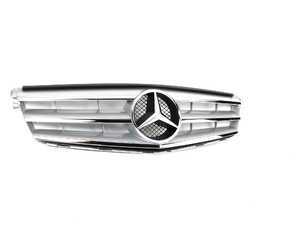 ES#1836085 - 20488000239744 - Radiator Grille Assembly - Brilliant Silver Metallic - Genuine Mercedes Benz - Mercedes Benz