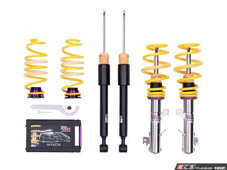 ES#4858550 - 102800CV - KW V1 Coilover Kit  - Sporty - Balanced. With KW factory pre-set dampening. - KW Suspension - Volkswagen