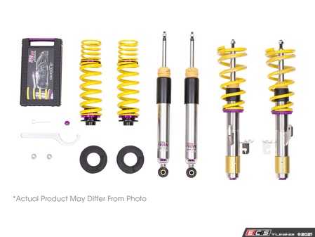 ES#4476185 - 352800CT - KW V3 Coilover Kit  - The ultimate in coilover technology featuring double adjustable dampening - KW Suspension - Audi Volkswagen