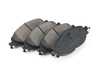 ES#3194575 - 8V0698151DHPC - Front Premium Ceramic Brake Pad Set - Restore the stopping power in your vehicle - Hudson - Audi Volkswagen