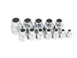 ES#3690917 - OEM22978 - 12 Piece GoThru Socket Set - Metric - Hex on bottom allows use of a ratching wrench. - OEM Tools - Audi BMW Volkswagen Mercedes Benz MINI Porsche