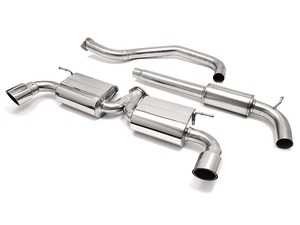 ES#4476316 - 30.10.43 - Neuspeed Stainless Steel Cat-Back Exhaust - Features T304 stainless steel 3" construction with dual 4" polished slash-cut tips - Neuspeed - Volkswagen