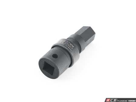 ES#3126698 - 274917D - 1/2" Dr. 17mm Universal Hex Bit Driver Impact Sock - Sunex - 