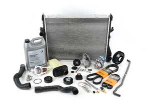 ES#2807618 - 11517527910KT12 - Cooling Maintenance Kit - Level 3 - Ultimate cooling refresh kit - featuring a Geba water pump with metal impeller - Assembled By ECS - BMW