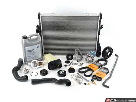 ES#2807618 - 11517527910KT12 - Cooling Maintenance Kit - Level 3 - Ultimate cooling refresh kit - featuring a Geba water pump with metal impeller - Assembled By ECS - BMW