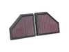 ES#4476462 - 33-5086 - High-Flow Replacement Air Filter - Drop-in performance air filter than can be cleaned and reused - K&N - BMW